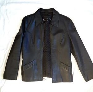 Winlit New York Genuine Leather Vintage Men's Jacket Size M
